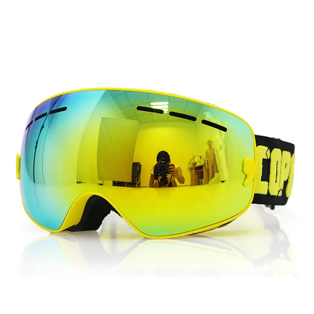 COPOZZ niños gafas de esquí doble UV400 máscara Anti-niebla gafas de esquí niñas niños Snowboard gafas