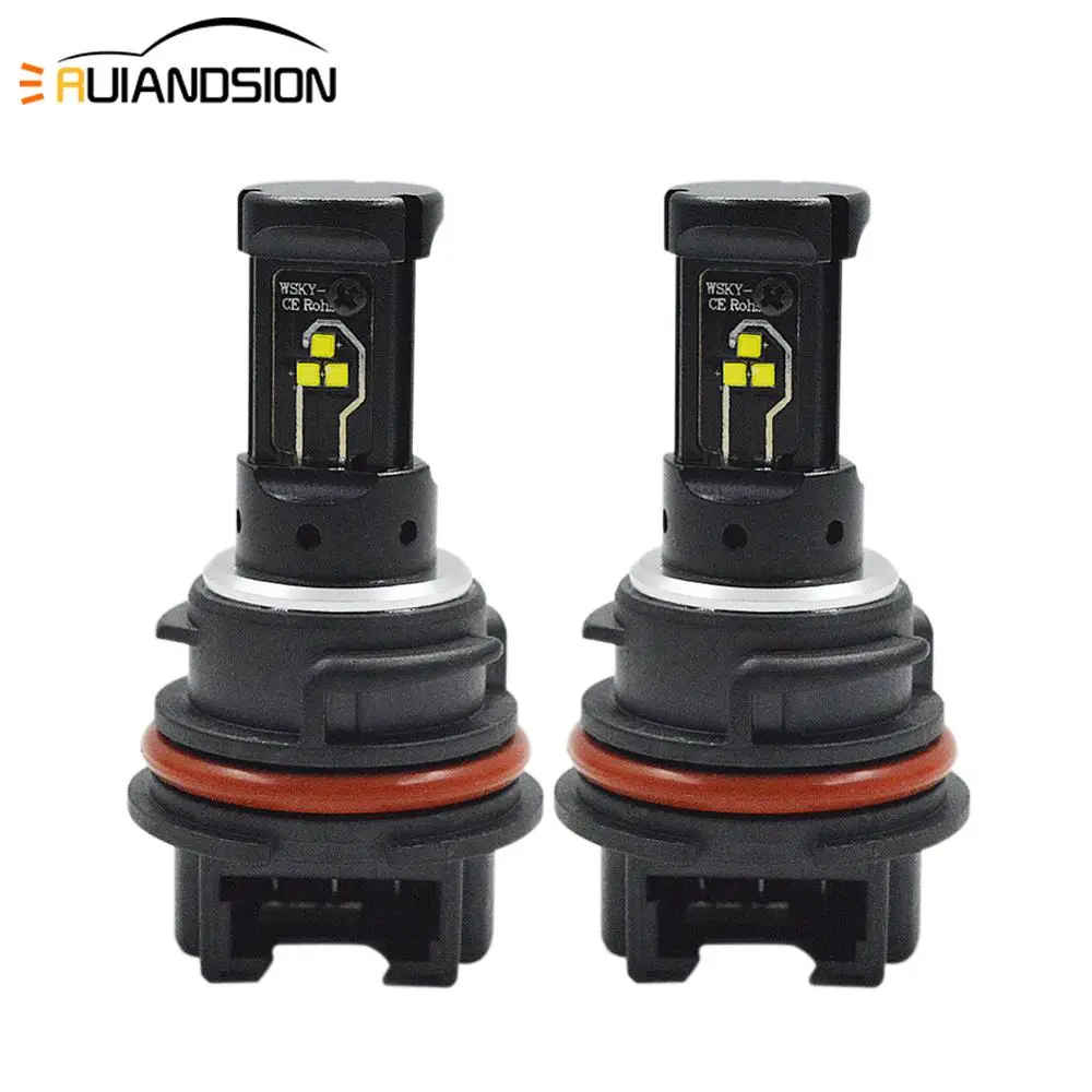 

2x PH11 9014 9SMD CSP Phare LED Fog Light Auto Motorcycle ATV Motor Bike Moped Headlight High Low Beam Bulb 12V 24V AC/DC White