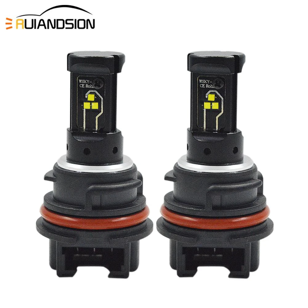 2x Ph11 9014 9smd Csp Phare Led Fog Light Auto Motorcycle Atv Motor Bike Moped Headlight High Low Beam Bulb 12v 24v Ac Dc White Aliexpress