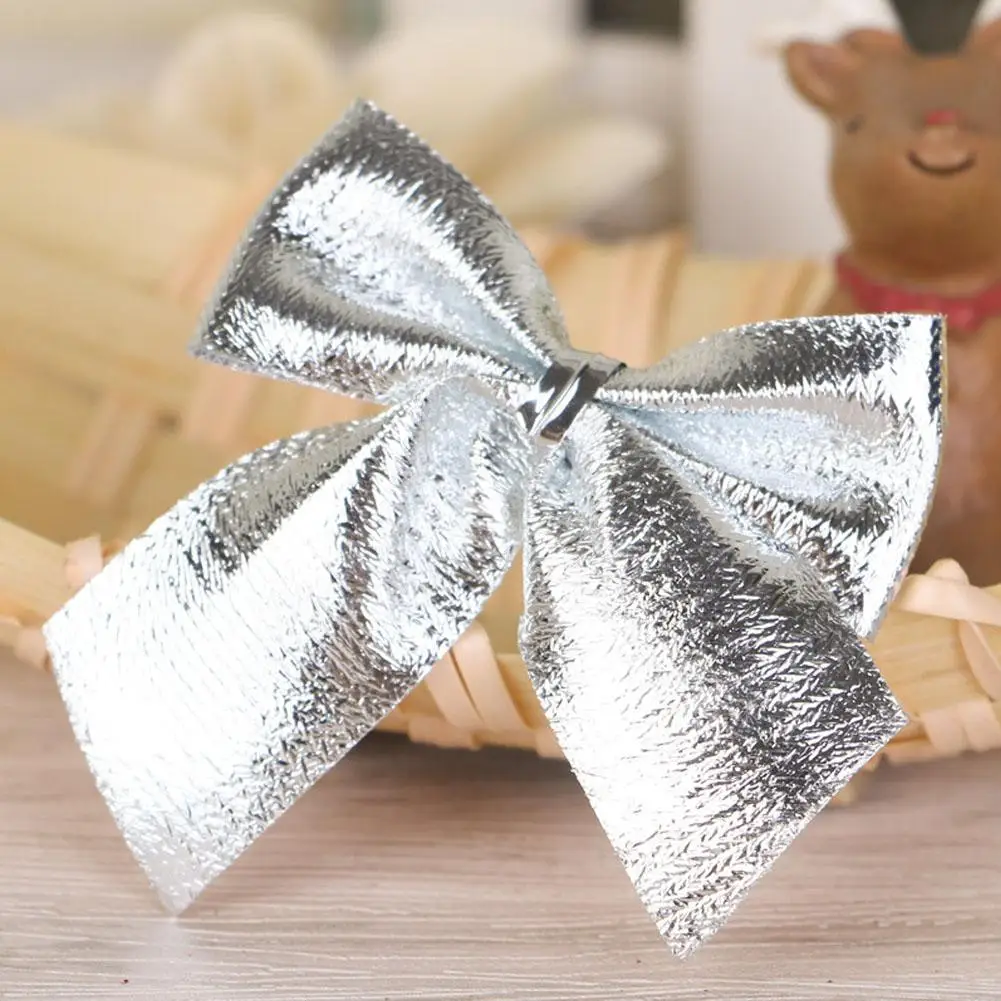

12 PCS Bow Christmas Decorations Christmas Tree Ornaments Small Bows Christmas Decorations
