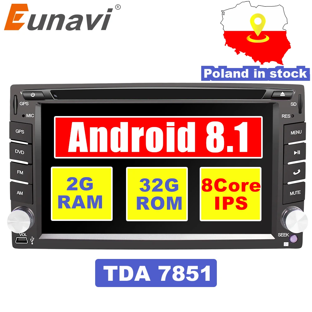 Cheap Eunavi Octa 8 Core 2 din Android 8.1 car dvd radio player universal 2din GPS Navigation audio stereo wifi touch screen swc usb 0 Cheap Eunavi Octa 8 Core 2 din Android 8.1 car dvd radio player universal 2din GPS Navigation audio stereo wifi touch screen swc usb 0