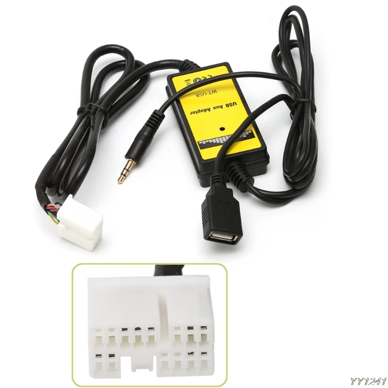 

Car Kit MP3 Audio Interface SD AUX USB Data Cable Adapter CD Changer For Honda Acura Interior Car Electronics- G6KC