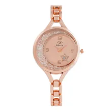 Женские металлические часы-браслет с круглым циферблатом женские роскошные хрустальные наручные часы с бриллиантом Женские повседневные кварцевые часы