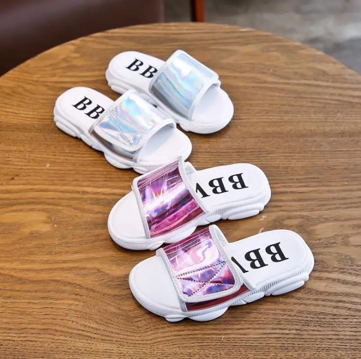 

Hot Summer Sandals Slippers For Big Kids Girl Sandals Slides With Big Bow-knot Mom-daughter Family Matching Shoes
