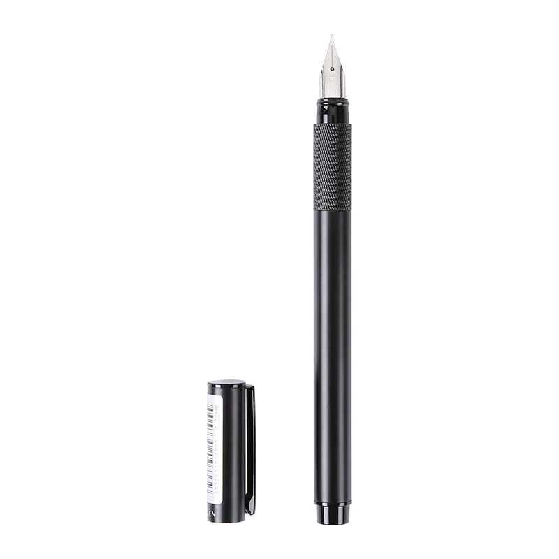 Дропшиппинг высокое качество Студенческая Мода Средний 0,38 мм перьевая ручка лучший подарок для друзей школьные канцелярские принадлежности - Цвет: BLACK