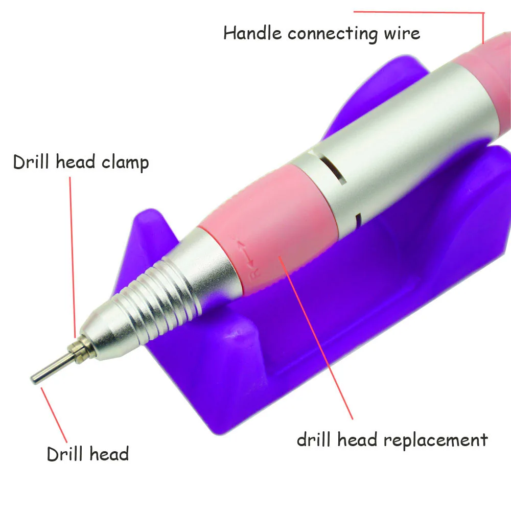 35000RPM Pro Electric Nail Drill Machine 20w Apparatus for Manicure Pedicure Kit Nail Art Equipment Accessory