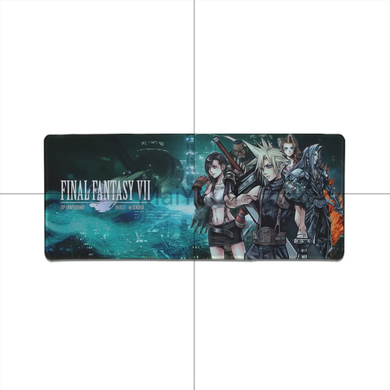 Нескользящий коврик для мыши MaiYaCa Final Fantasy VII из поликарбоната игровые коврики с