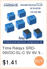 Реле времени SRD-05VDC-SL-A 5V 6V 9V 12V 24V 48V DC 10A 125V 250V AC SPDT NO Typc A 4PIN SPDT B-M Typc C 5PIN PCB T73