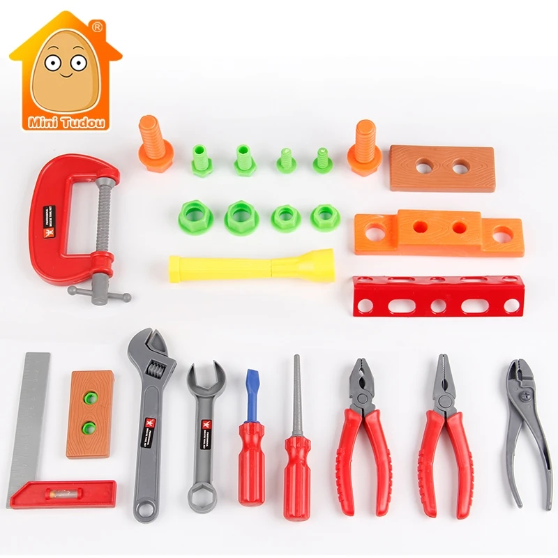 Pretend Play Kids Repair Tool Toys 24PCS/Set Plastic Construction House