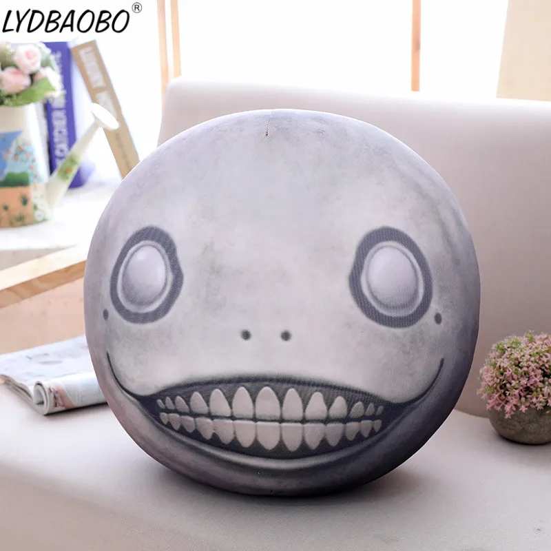 

LYDBAOBO 1PC 20CM Cartoon EMIL Plush Toy Stuffed Soft Pillow Full Head NieR:Automata Simulation Plush Toy Funny Gift For Kid Toy