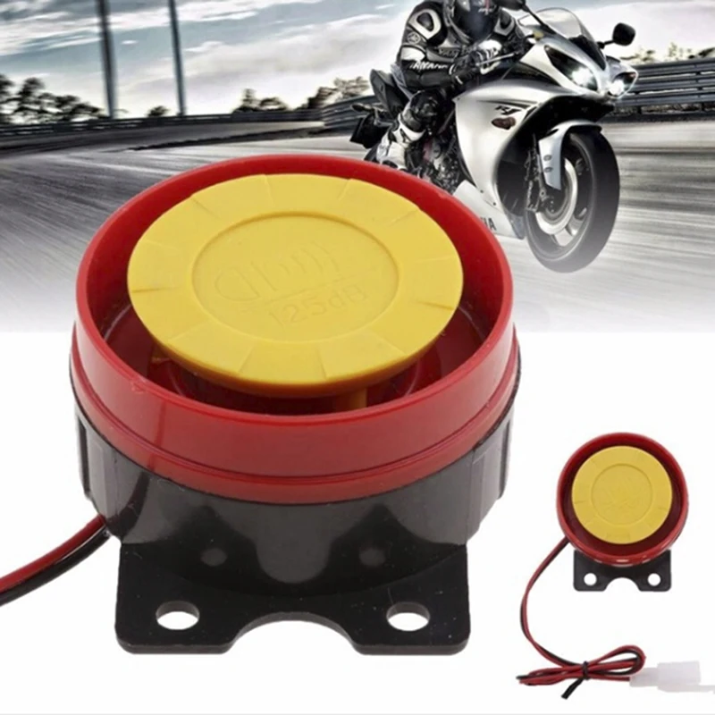 

1pc Loud car horn 12V Car Truck Horn Simple Design Motorcycle Electric Driven Air Raid Siren Alarm Safety Horn accessories