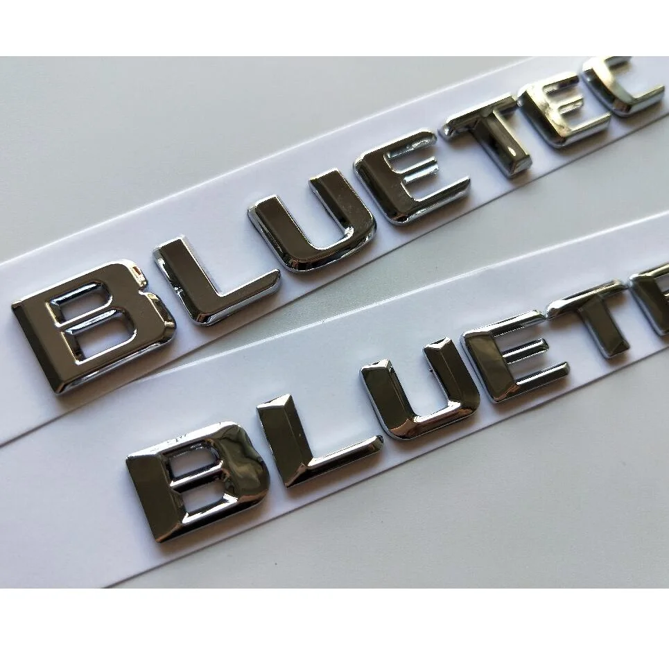 Хромированные буквы BLUETEC Задняя Крышка багажника лампа эмблема значок наклейка