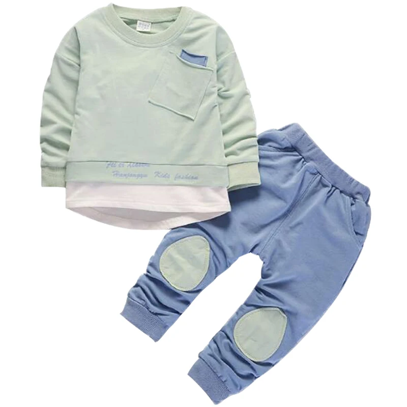 New Baby Boys/Girl Clothing Sets Striped Sport Suit Set Fashion Kid Hoodies+Pants Suit Set Toddler Striped Tracksuit Clothes
