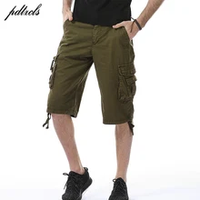 PDTXClS новые летние модные карго-шорты мужские повседневные хлопковые однотонные мужские шорты 5 цветов
