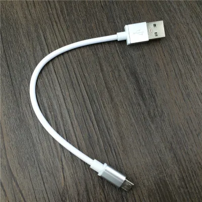 Универсальный короткий 20 см Micro B Мужской USB кабель для передачи данных для смартфонов Android