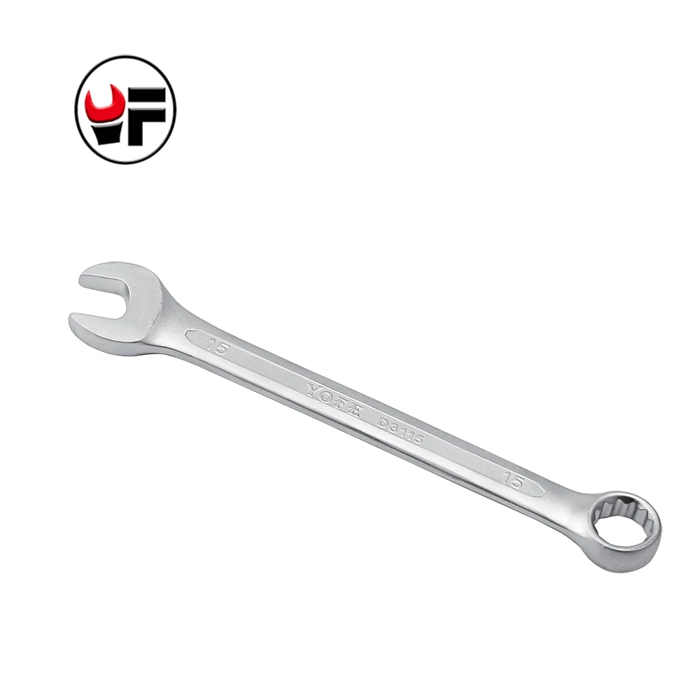 

YOFE 15mm Combination box open end Concave rib tool wrench high quality car tools gear a set of keys wrench tools