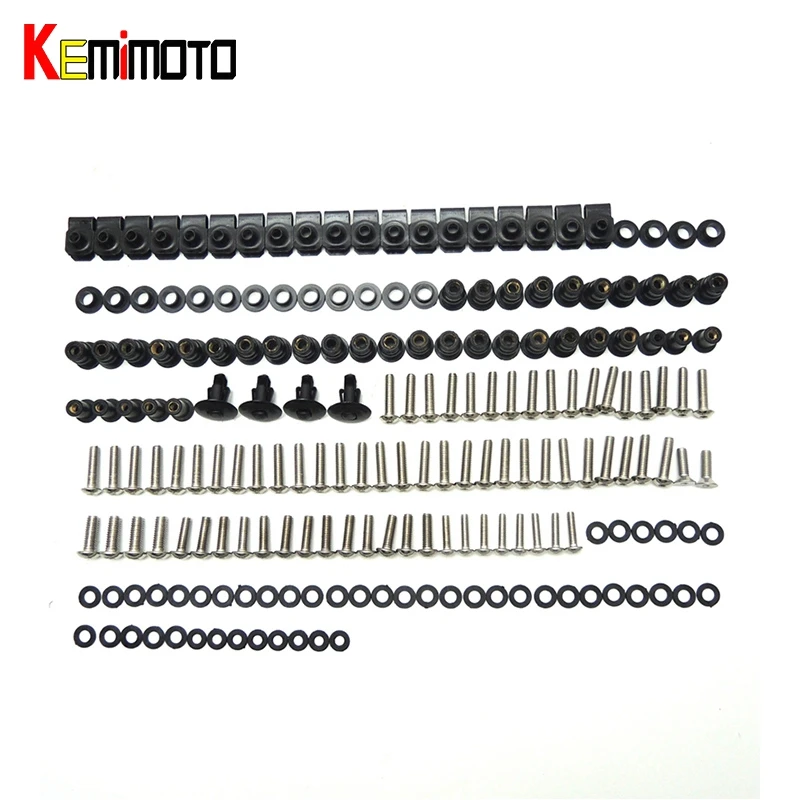 

2007-10 For Ducati 848 1098 1198 Fairing Bolt Screw Fastener Nut Washer For Ducati 848 848evo 1098 1098S 1098R 1198 1198S 1198R