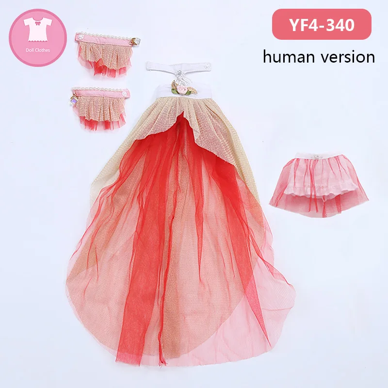 Одежда для куклы BJD 1/4 красивые модные мини-игрушки куклы YF4-340 для Серин девушки тела куклы аксессуары - Цвет: humen Version