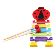 5 тонов ручной стук для детей, игрушечный ксилофон для фортепиано, детский шумогенератор, музыкальная головоломка для развития мудрости, обучающая классическая игрушка