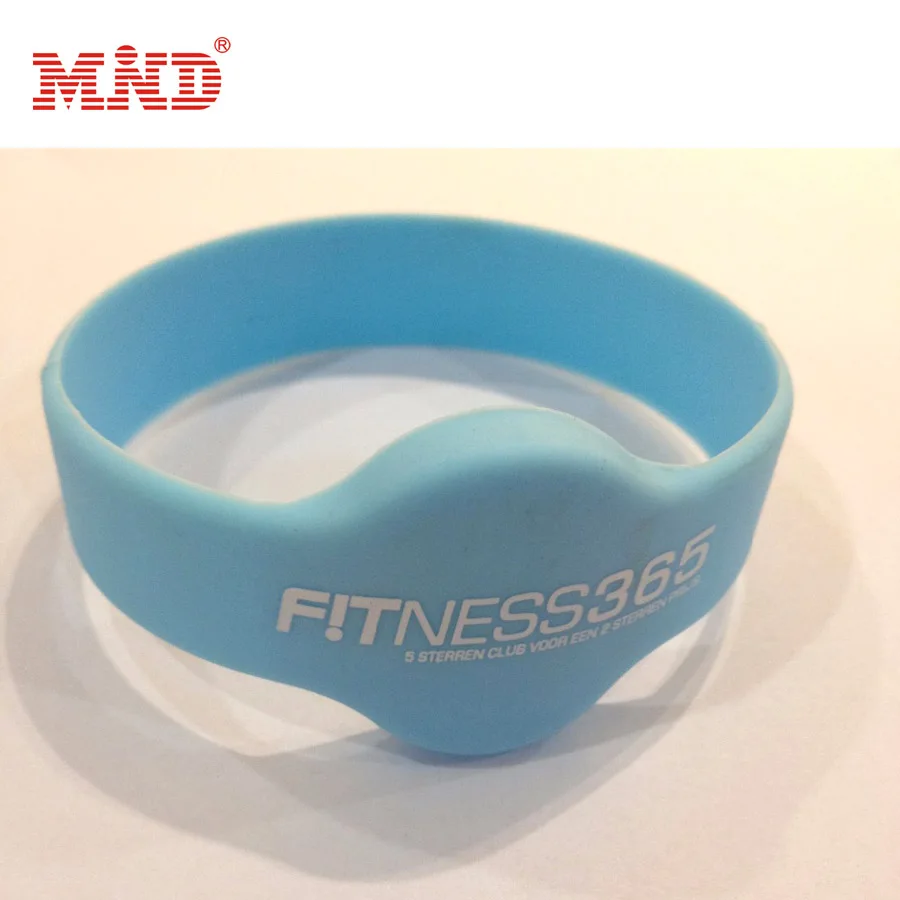 125 кГц RFID Силиконовый браслет с TK4100(совместимый EM4100) доступа Управление+ лицо печати товара