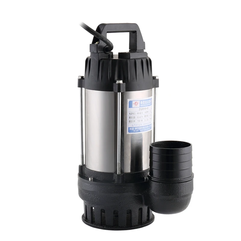 New 750W Submersible DC48 60V Solar Well Water Pump Solar Battery Pump