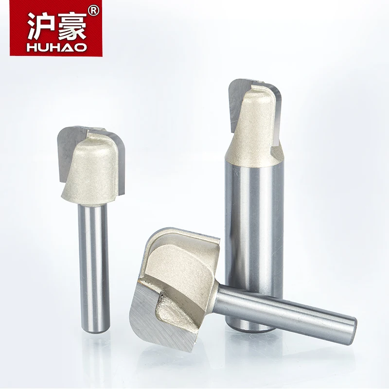 Huhao 1 шт. 1/2 &quot1/4&quot хвостовик чаша и лоток шаблон фрезы для дерева Вольфрам Карбид