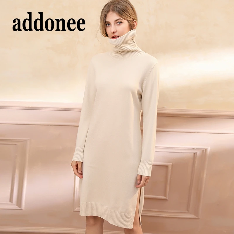 Cashmere Solid Turtleneck Long Pullovers Wool Wild Slim Elasticity Warm Soft Sweater Spring Autumn Style High Quality Sedy | Женская