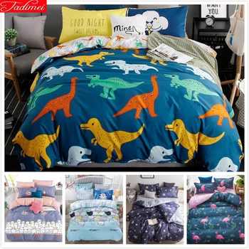 

Dragon Pattern Kid Bed Linen Fitted Sheet Quilt Case pillowcase 3/4 pcs Bedding Set 1.2m 1.5m 1.8m Duvet Cover Single Queen Size
