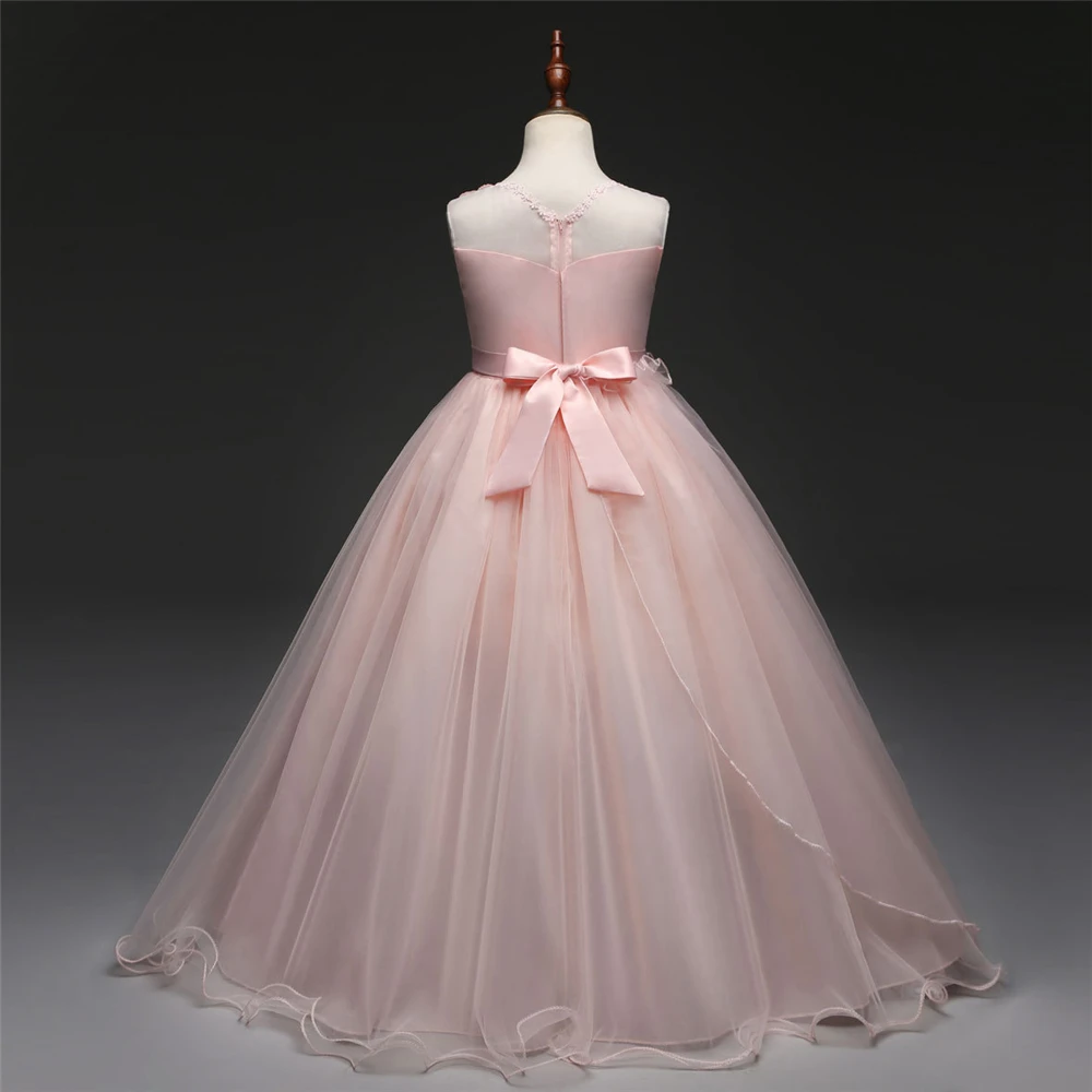 Yeedison High Quality Girls Dress Princesse Prom Gowns Flower Kids Wedding Party Dresses For Girls Costumes Children Ball Dress (5)