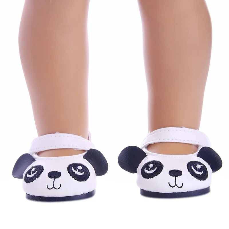 Кукла одежда милый панда обувь подходит 18 "американские куклы