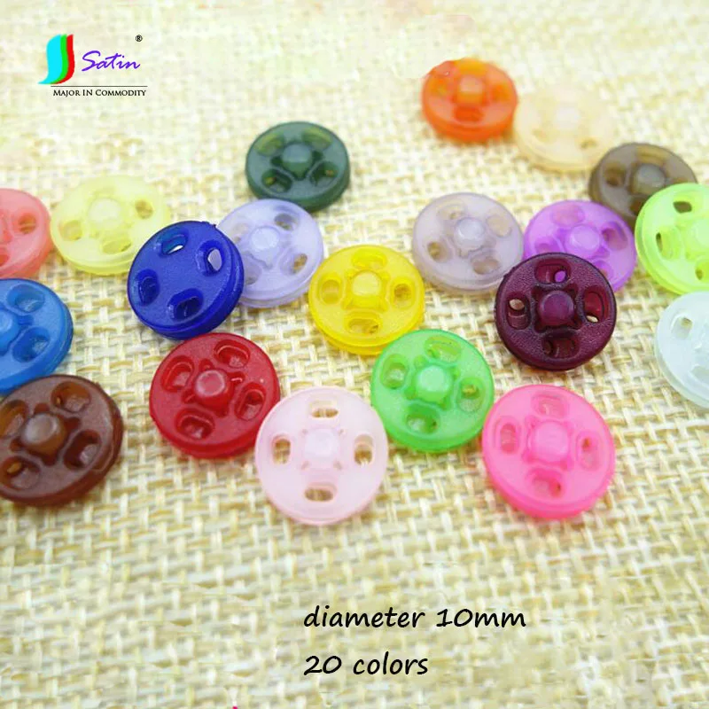 Colorful Invisible Buckle Sewing Accessories Combination Of Button