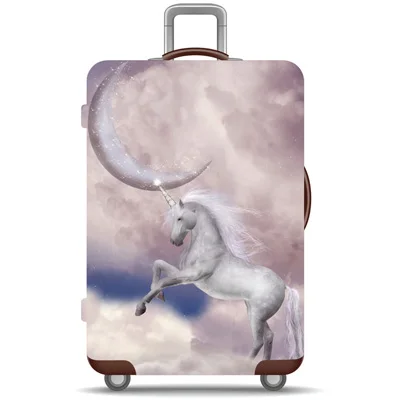 Trend Max Animal Cat | собака | волк печать Дорожный чемодан багаж защитный чехол, высокая водонепроницаемая крышка багажа - Цвет: Luggage cover Horse