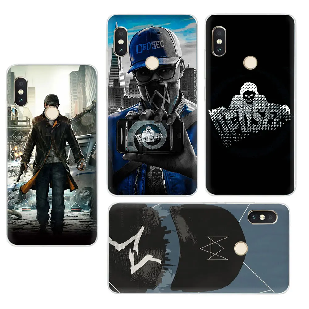 Жесткий чехол для телефона Watch Dogs Xiaomi Mi MAX 3 9 8 SE 6 5S A2 Lite Mix 2S A1/5X A2/6X F1 9T CC9e A3 pro|Бамперы|