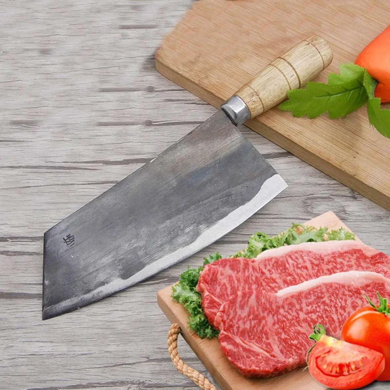 

Free Shipping Liang Da Knives Handmade Professional Chef Knife Kitchen Slice Meat Vegetable Multifunctional Knives Forged Knives