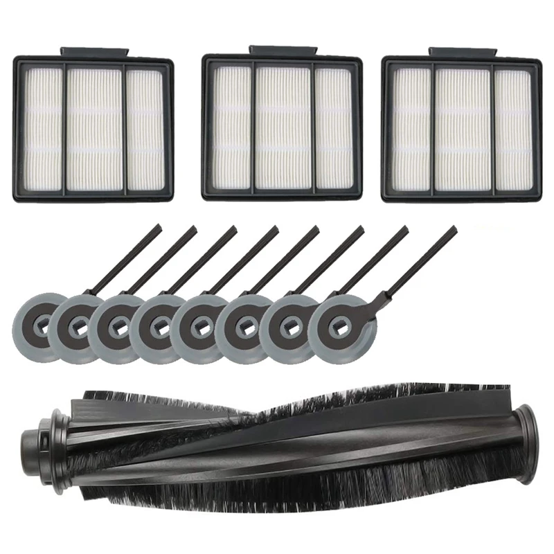 

HOT!Replacement Brushroll & Hepa Filter & Side Brush Brush Filters Side Brushes Accessories For Shark Ion Robot S87 R85 Rv850