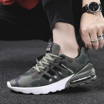 

Running Shoes for Men Spring Jogging Sneakers Comfortable Breathable Mesh Lace-up Outdoor Summer Training Fitness Sport Shoes
