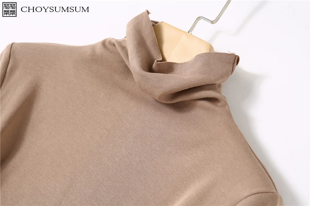 CHOYSUMSUM осенние женские комплекты из двух предметов короткое платье трапециевидной формы с высоким воротником в стиле пэчворк
