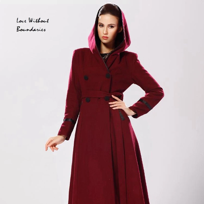 Winter medieval larger size big yards coat, warm coat loose and ...