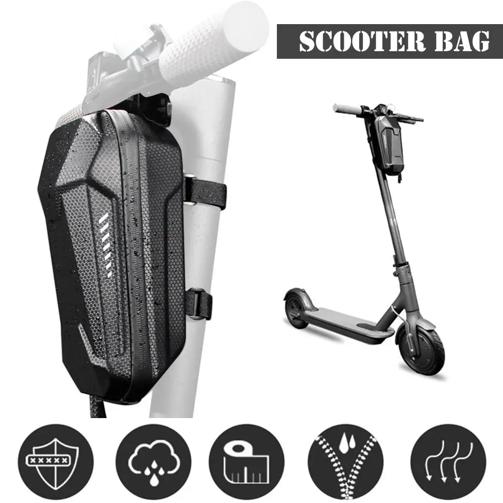 Best Scooter Storage Bags Scooter Bag Electric Scooter Front Suspension Bag Durable EVA Cycling Supplies 2