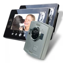 1V2 7 Inch TFT Digital Color Hands-free LCD Monitor 1/3 CMOS Night Vision Camera Video Door Phone