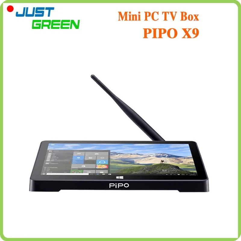  PIPO X9 Dual OS TV Box 8.9" 1920x1200 In tel Z3736F Quad Core 2GB RAM 32GB/64GB ROM HDMI Bluetooth Win10&Android 4.4 Mini PC 