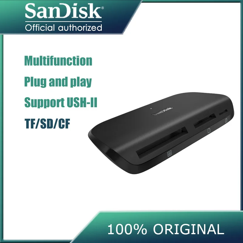 Sandisk Micro SD карта USB 3,0 многофункциональный высокоскоростной кард-ридер UHS-II для SD Смарт-памяти компактный флэш-кард-ридер