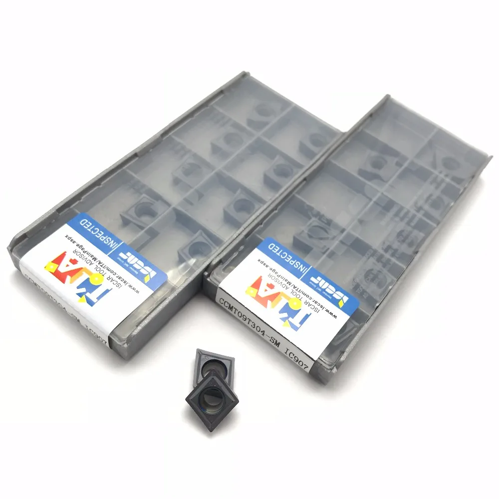 

10pcs Internal Turning Tools CCMT09T304 SM IC907 Carbide inserts Lathe cutter Cutting Tool CNC Tools Tokarnyy amw