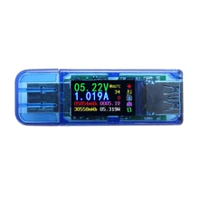 At34 Usb 3.0 Color Lcd Voltmeter Ammeter Voltage Current Meter Multimeter Battery Charge Power Bank Usb Tester