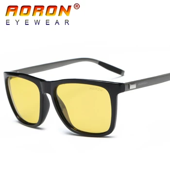 

AORON Brand Original Men Women Polarized Sunglasses Driving Night Vision Goggles Glasses oculos de sol Eyewear A387YS