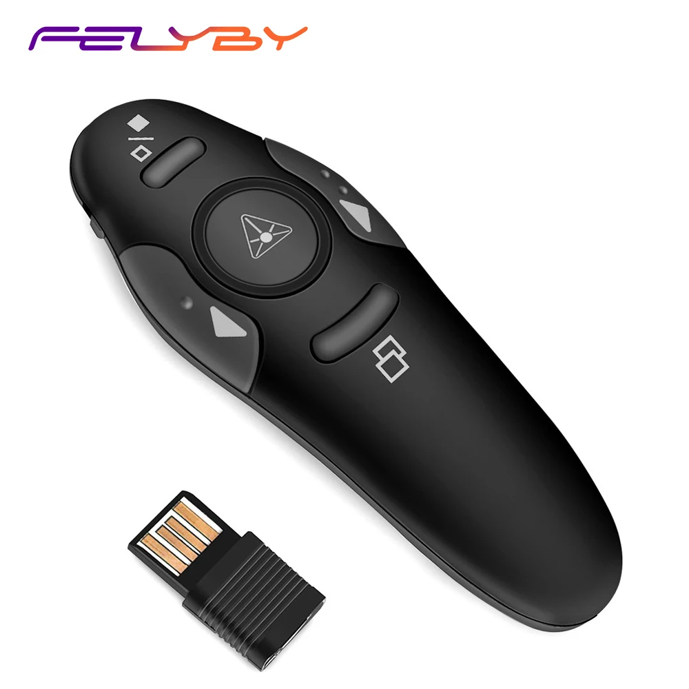 FELYBY DS107 беспроводной демонитор 2 4 ГГц USB Demo PPT пульт дистанционного управления