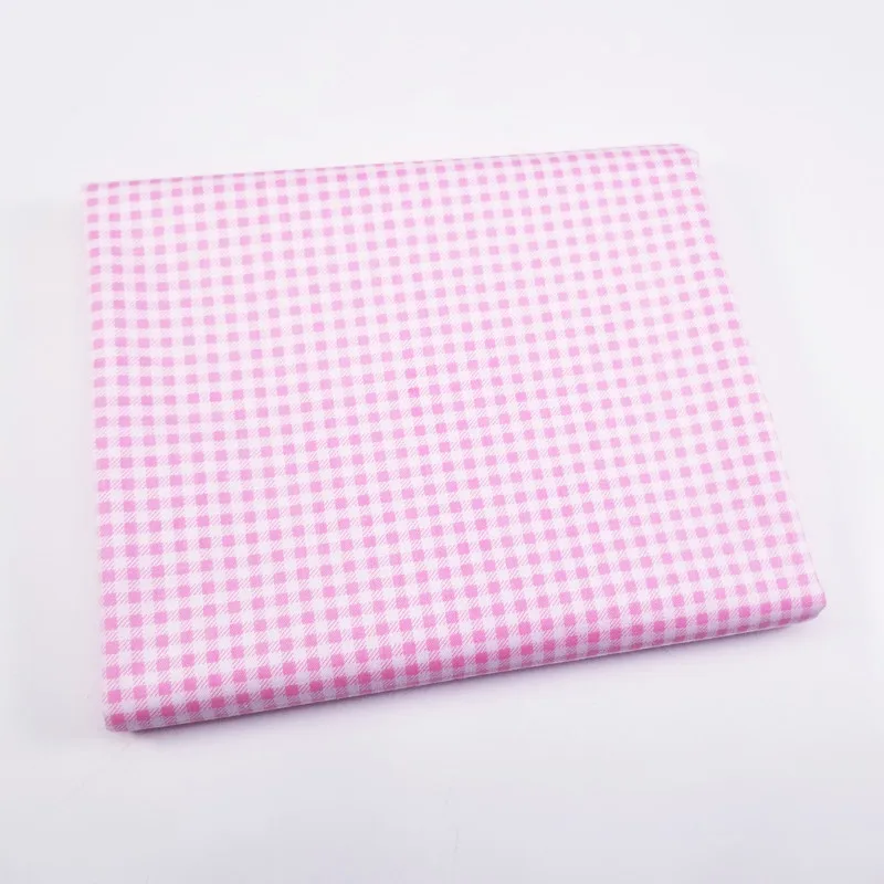 

Dropshipping Pink Color Cotton Fabric Patchwork Textile Cloth DIY Sewing Fabric For Home Decoration Doll Clothes Bags 40*50 cm