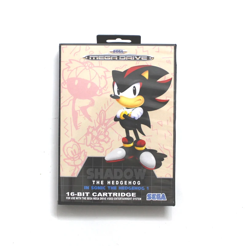 Shadow In Sonic The Hedgehog 1 16 bit MD карта с розничной коробкой для системы игровой консоли sega MegaDrive