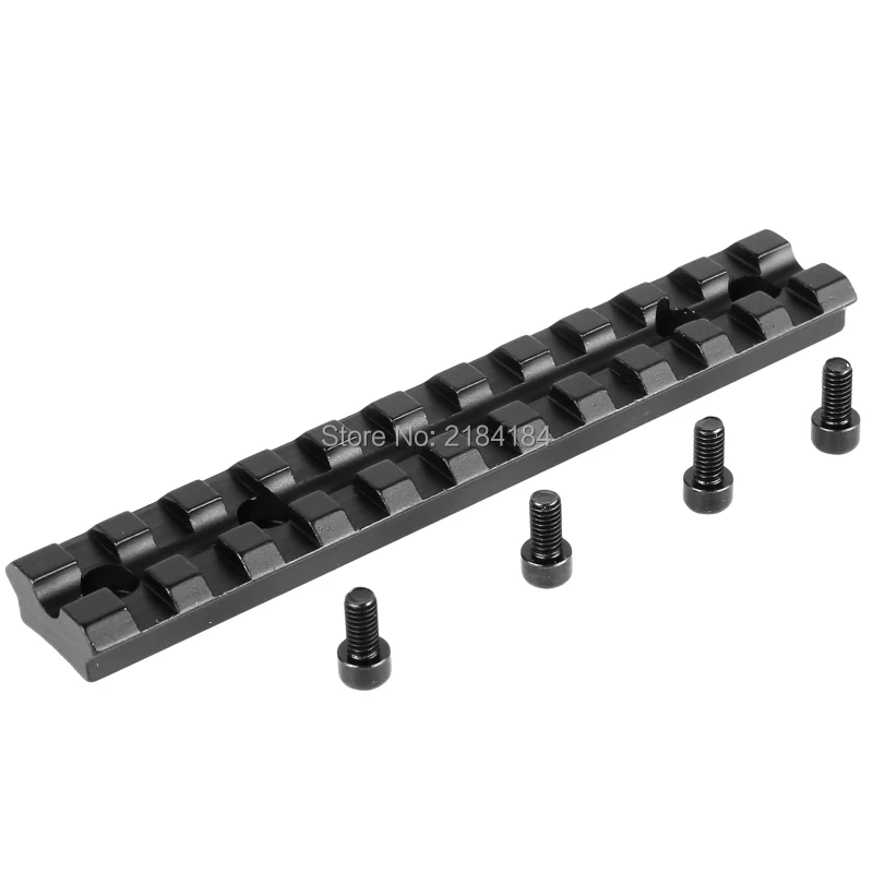 النار الذئب جديد التكتيكية الانظار السكك الحديدية ل روجر 10/22 الدقة تشكيله من الطائرات أسود الألومنيوم بندقية جبل حامل