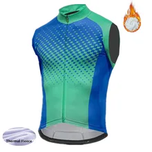 Зимние теплоизолирующего флиса Велосипеды жилет без рукавов Mtb велосипед согреться pro командный жилет мужская одежда для велоспорта Ropa ciclismo